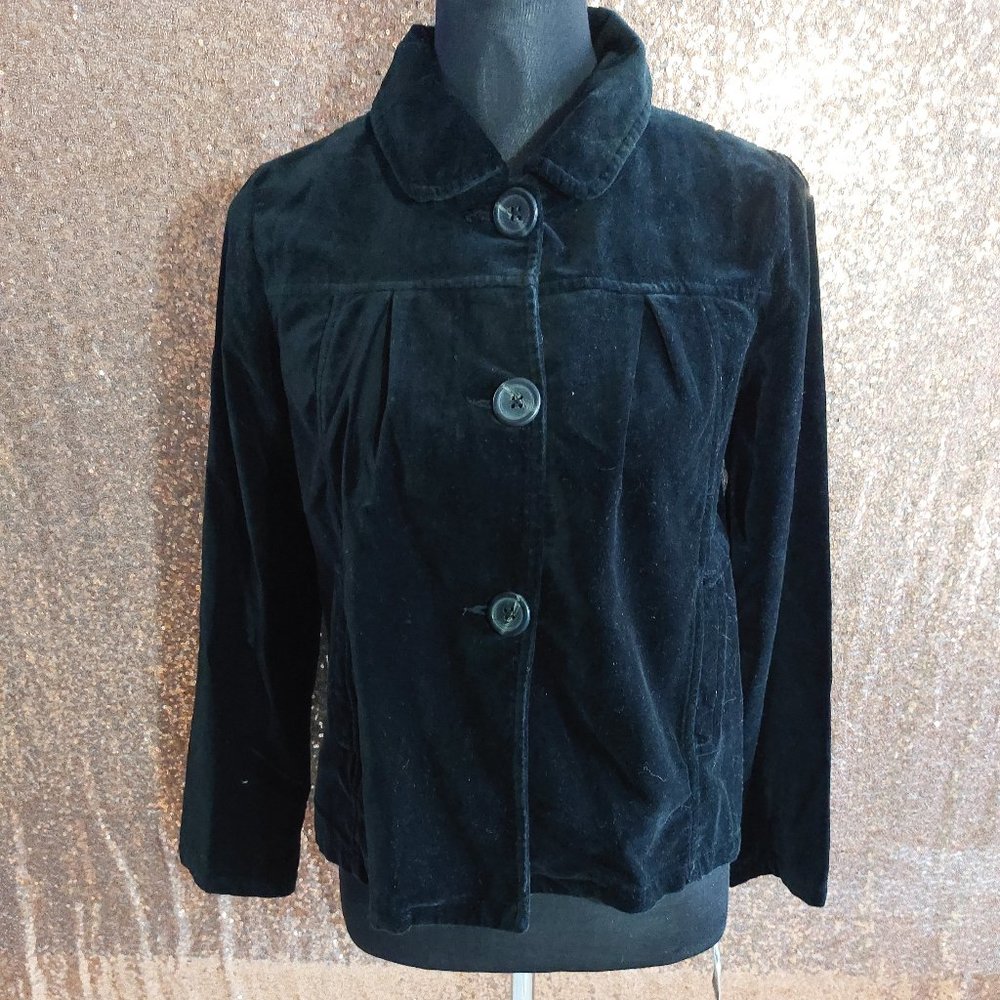 Vintage Cherokee Girl's 100% Cotton Velvet Three Button Light Jacket XL 14/16